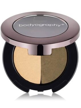 Bodyography Dual Eyeshadow Compact — Beige & Olive New